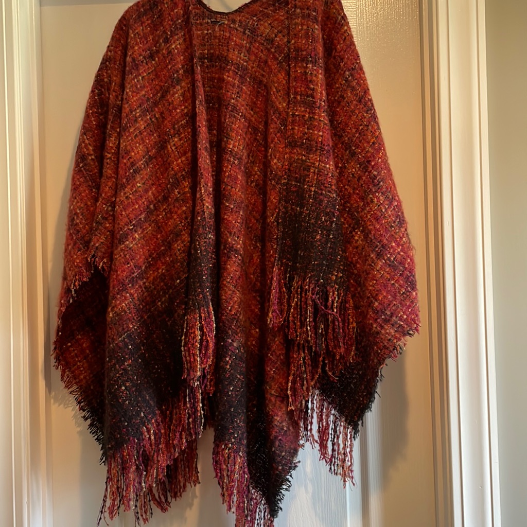 Euc Multi Colored Cape